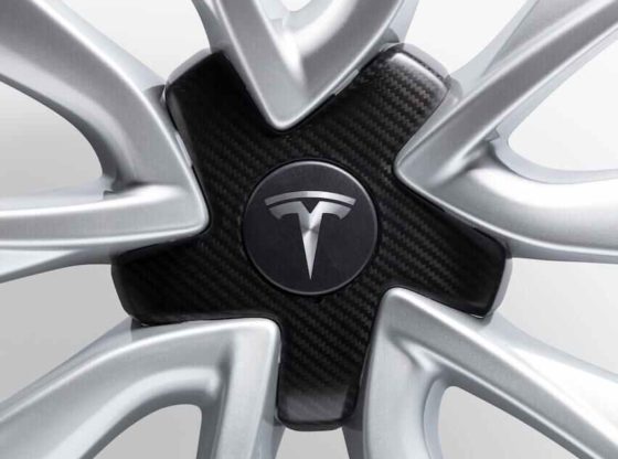 Kit de centres de roue en fibre de carbone pour Model 3